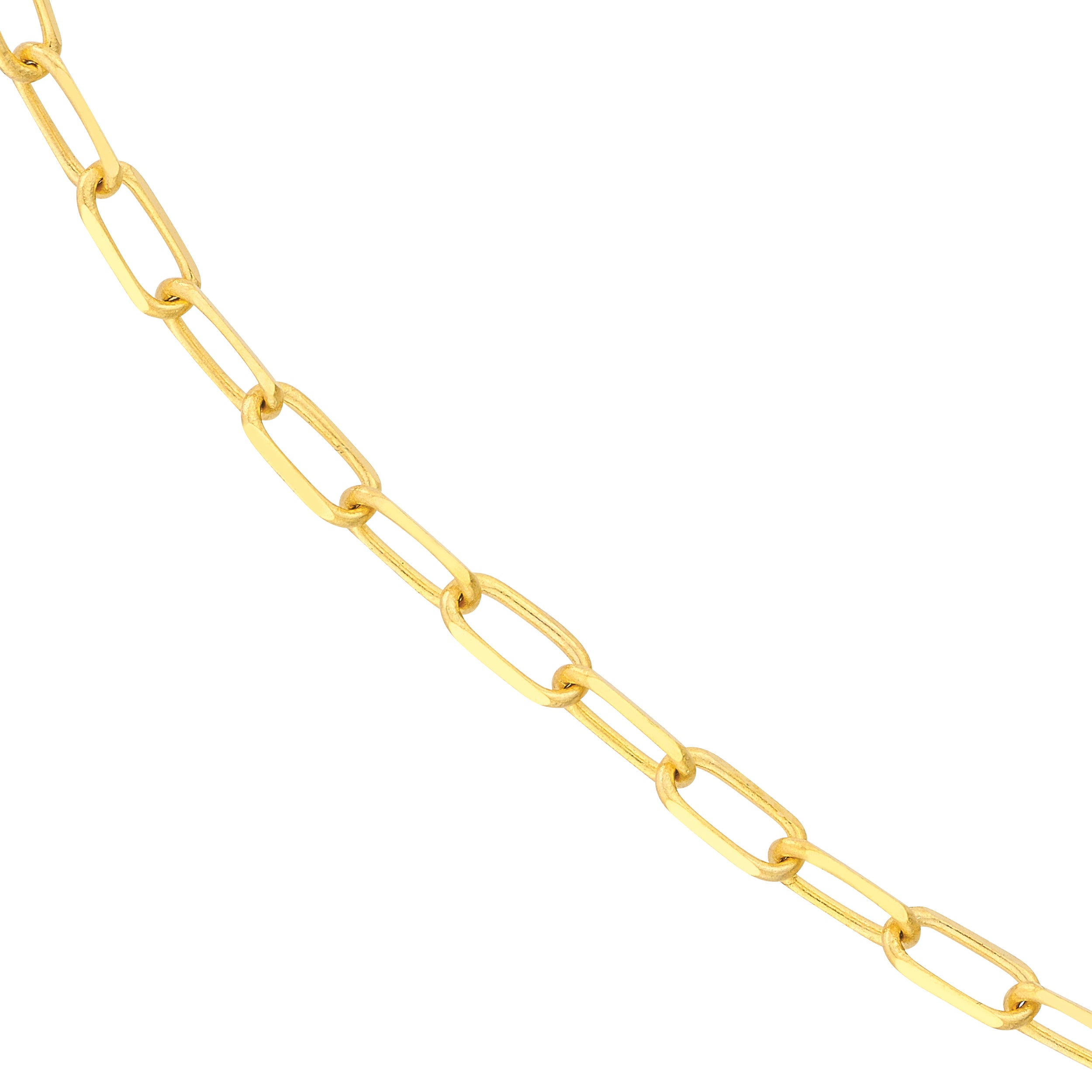 20" 1.95MM DIAMOND-CUT PAPERCLIP CHAIN NECKLACE | 10K YELLOW GOLD | MZ009124-10Y - Brownlee Jewelers