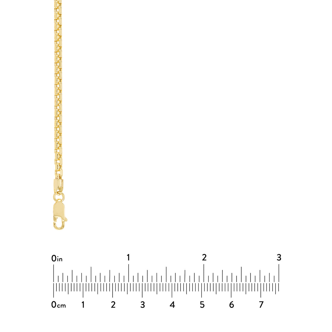 22" 3.4MM HOLLOW BOX CHAIN NECKLACE | 10K YELLOW GOLD | MZ009138-10Y - Brownlee Jewelers