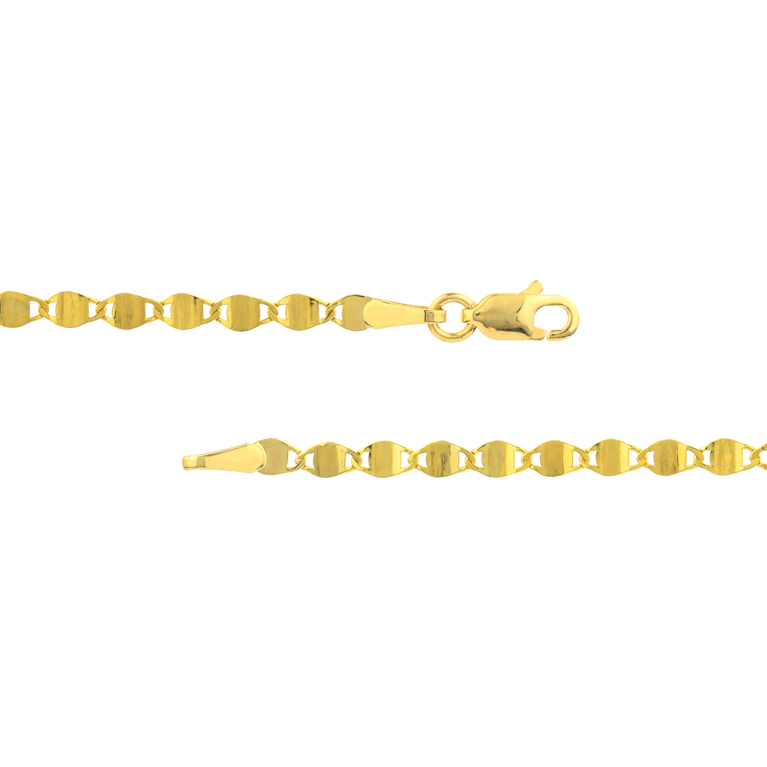 2.7MM DIAMOND-CUT VALENTINO CHAIN NECKLACE | 10K YELLOW GOLD | MZ009617-10Y - Brownlee Jewelers