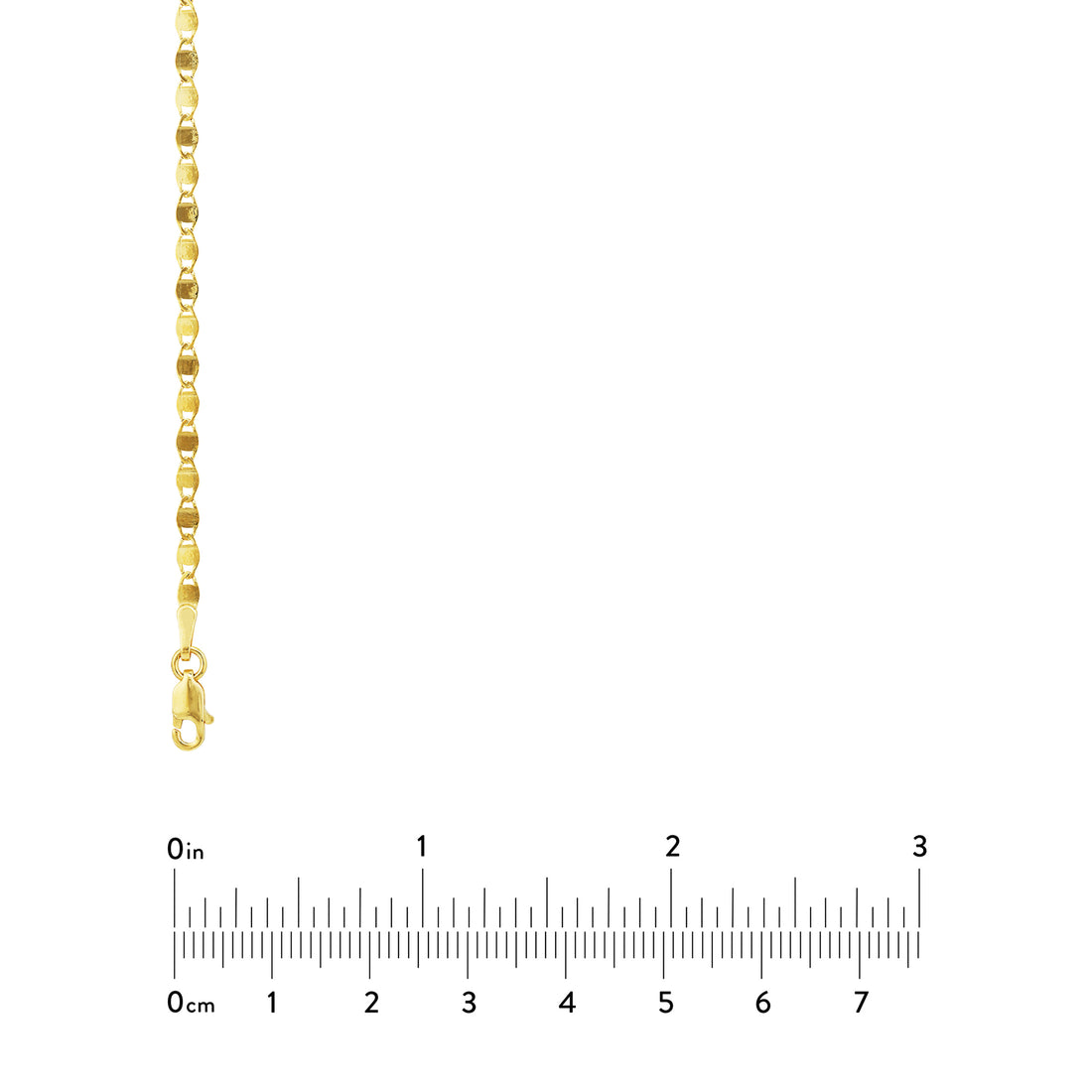 2.7MM DIAMOND-CUT VALENTINO CHAIN NECKLACE | 10K YELLOW GOLD | MZ009617-10Y - Brownlee Jewelers