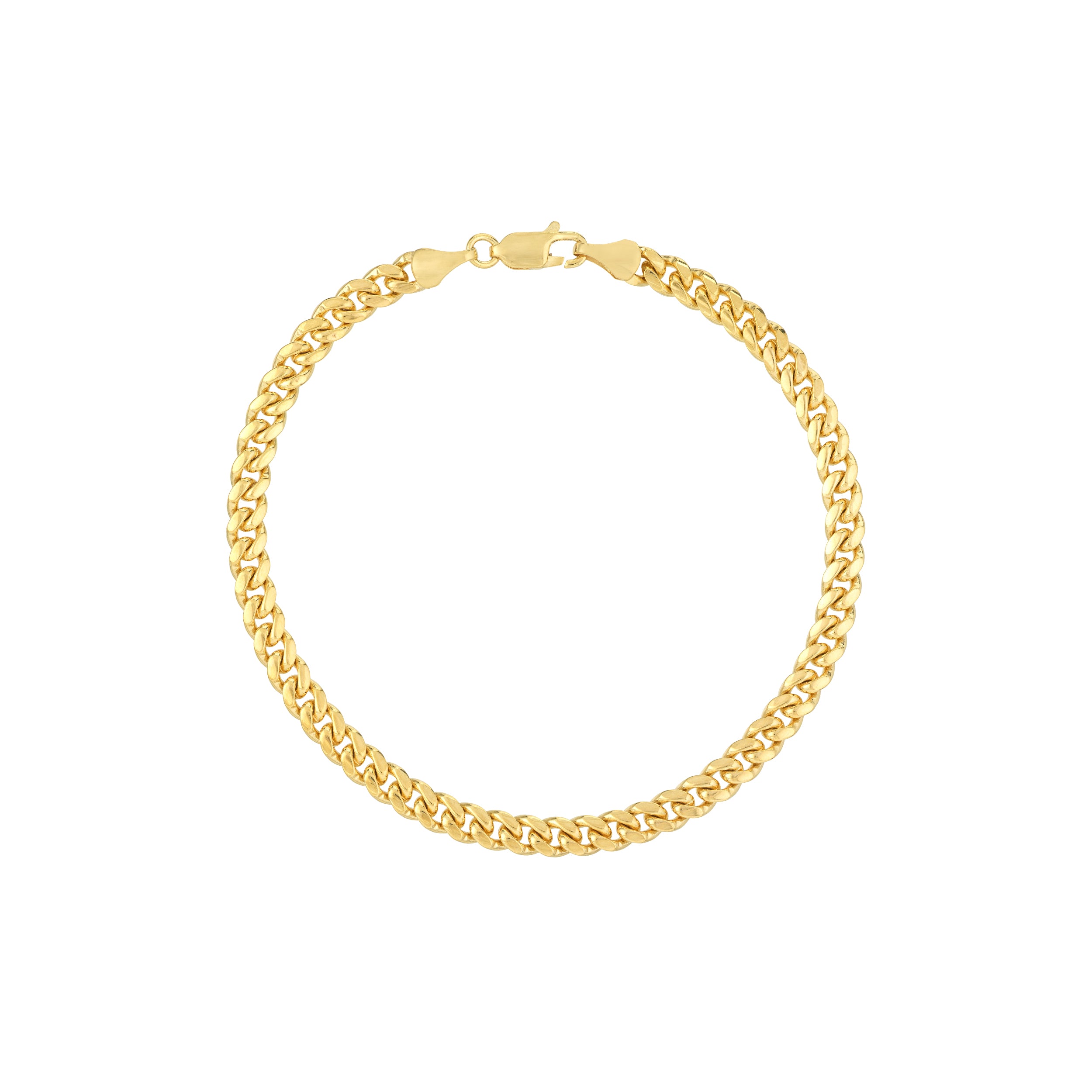 22" 5MM MIAMI CUBAN CHAIN NECKLACE | 10K YELLOW GOLD | MZ009818-10Y - Brownlee Jewelers