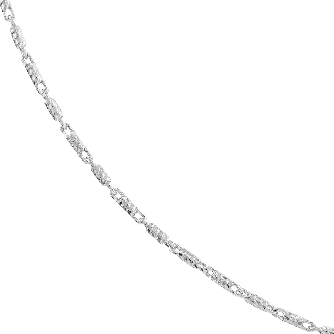 20" 1.05MM LUMACINA CHAIN NECKLACE | 14K WHITE GOLD | MZ010219-14B - Brownlee Jewelers