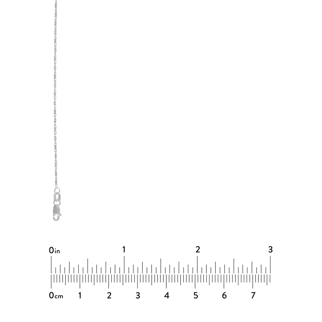 20" 1.05MM LUMACINA CHAIN NECKLACE | 14K WHITE GOLD | MZ010219-14B - Brownlee Jewelers