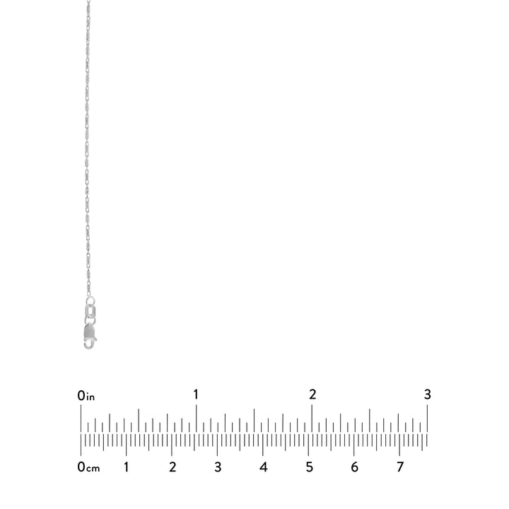 20" 1.05MM LUMACINA CHAIN NECKLACE | 14K WHITE GOLD | MZ010219-14B - Brownlee Jewelers