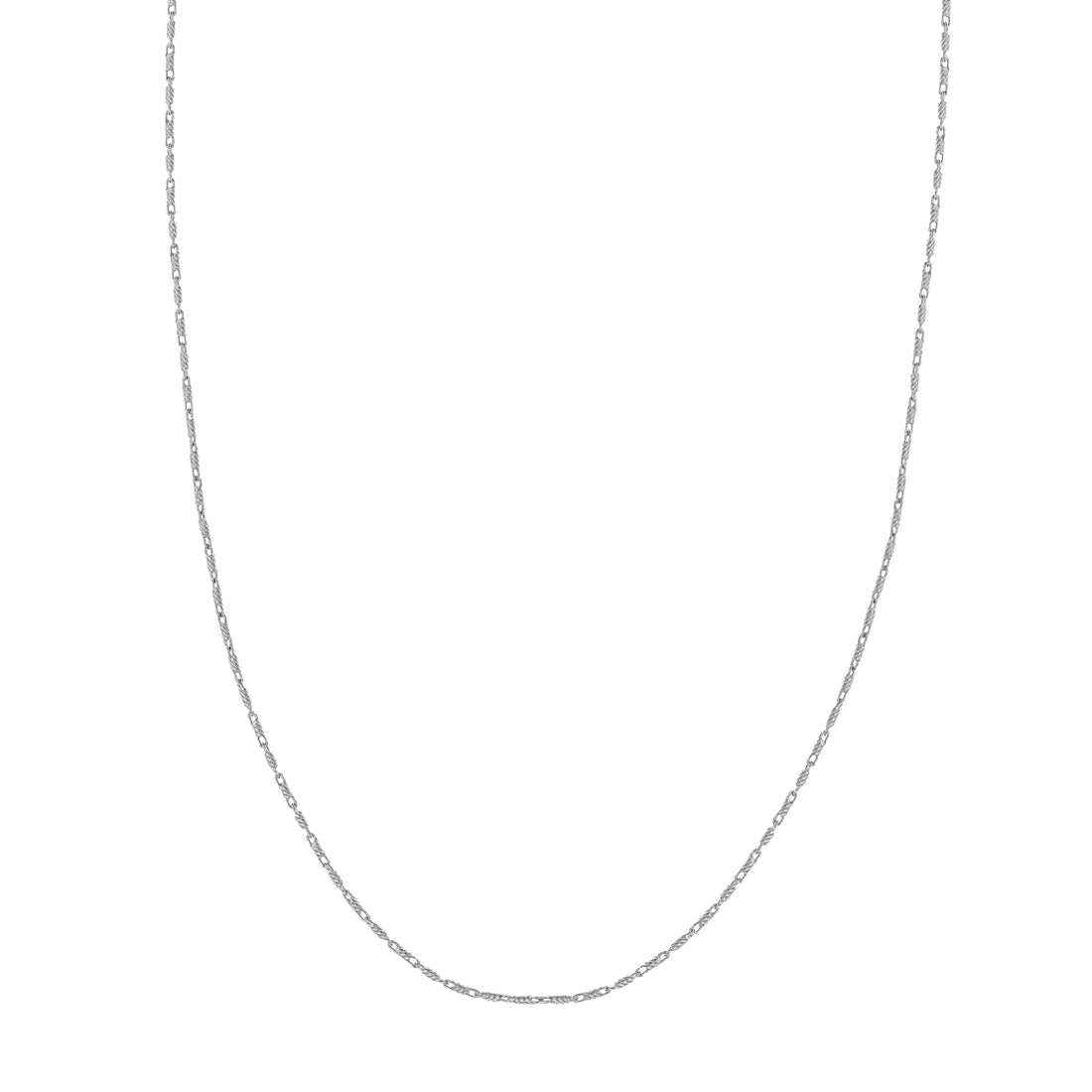 18" 0.95MM LUMACINA CHAIN NECKLACE | 14K WHITE GOLD | MZ010285-14B - Brownlee Jewelers