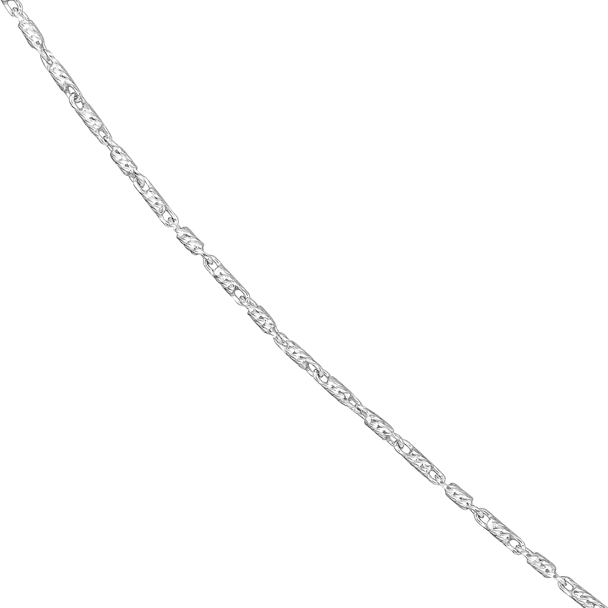 18" 0.95MM LUMACINA CHAIN NECKLACE | 14K WHITE GOLD | MZ010285-14B - Brownlee Jewelers