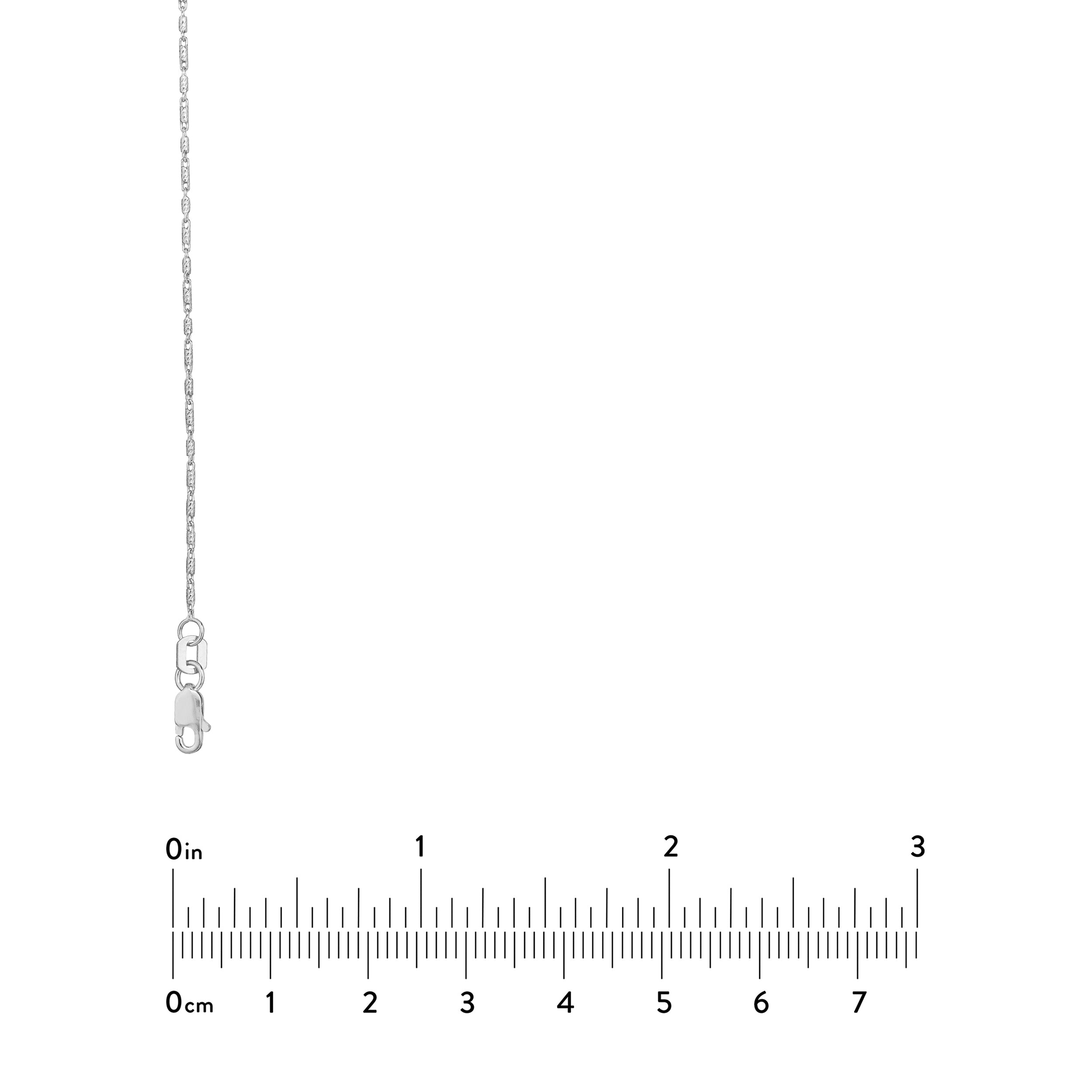 18" 0.95MM LUMACINA CHAIN NECKLACE | 14K WHITE GOLD | MZ010285-14B - Brownlee Jewelers