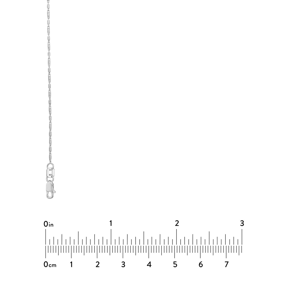20" 0.95MM LUMACINA CHAIN NECKLACE | 14K WHITE GOLD | MZ010285-14B - Brownlee Jewelers