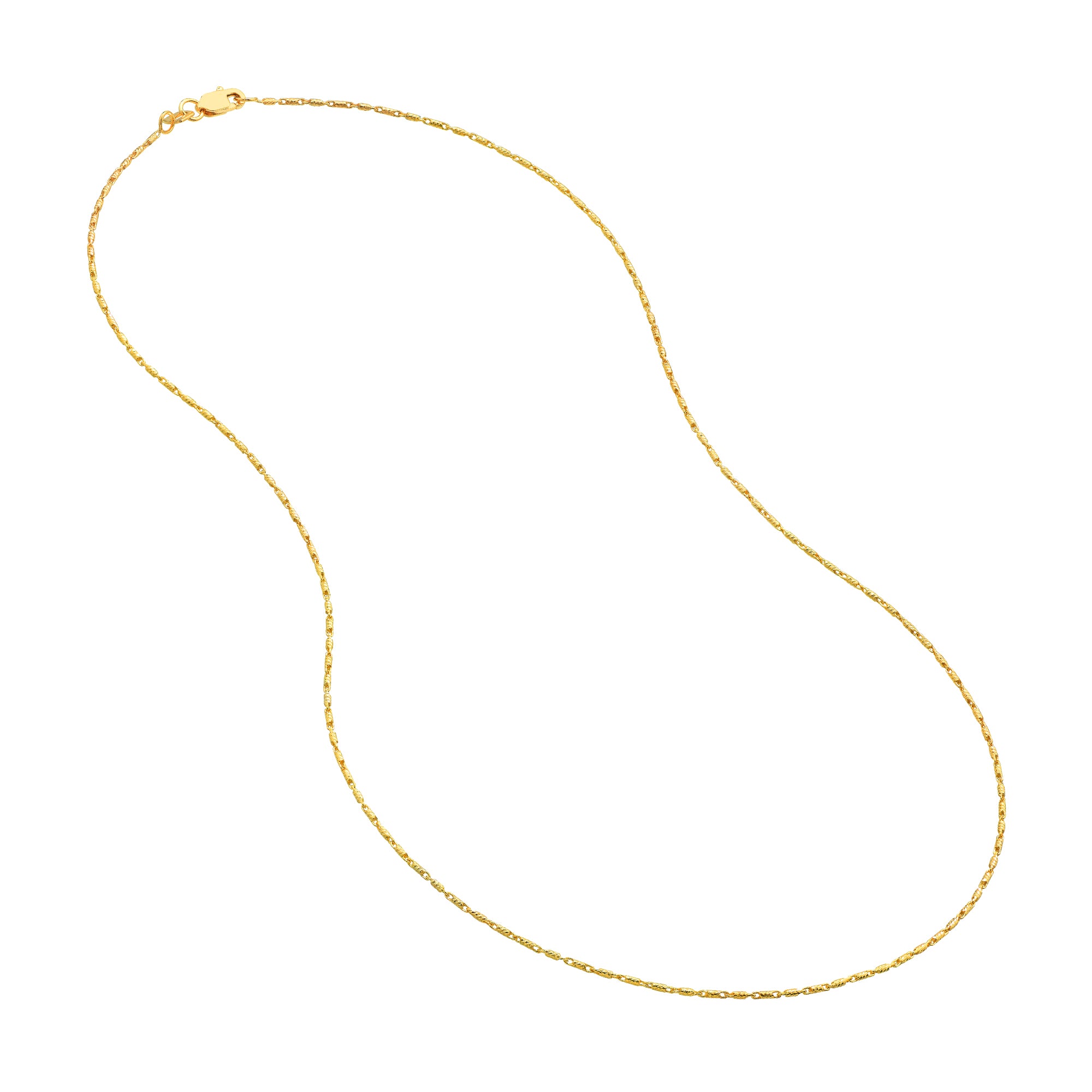 18" 0.95MM LUMACINA CHAIN NECKLACE | 14K YELLOW GOLD | MZ010285-14Y - Brownlee Jewelers