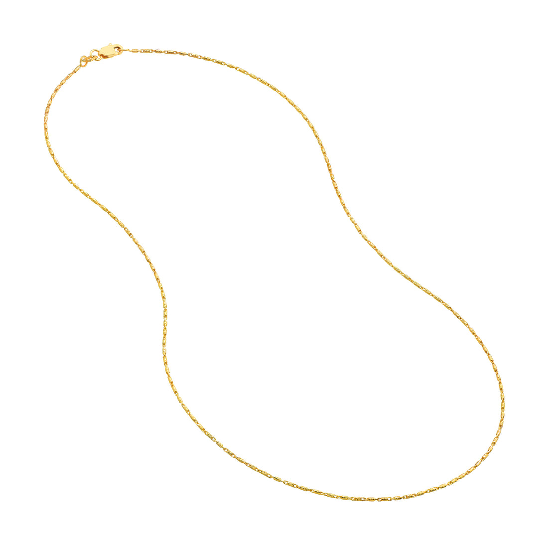 18" 0.95MM LUMACINA CHAIN NECKLACE | 14K YELLOW GOLD | MZ010285-14Y - Brownlee Jewelers