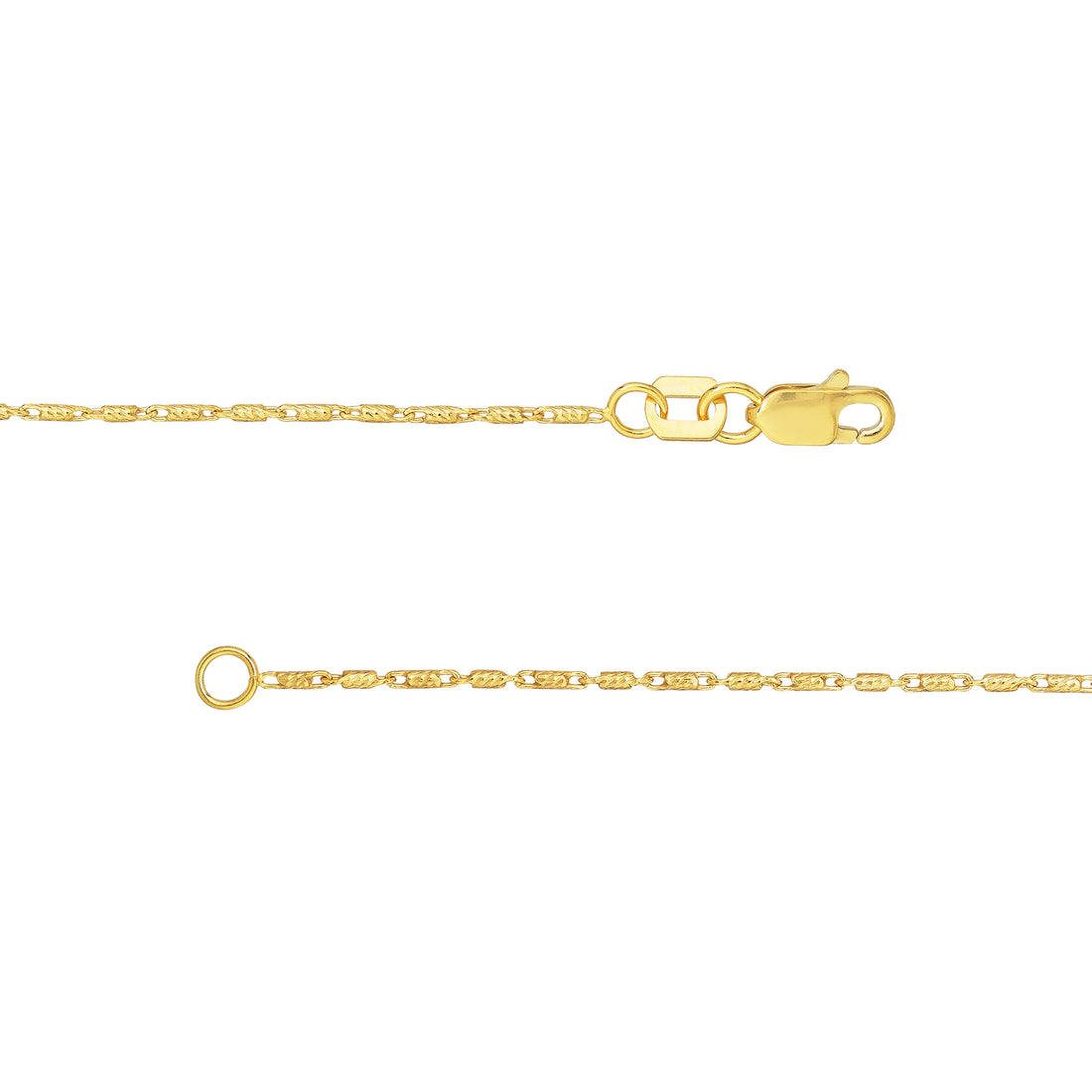 18" 0.95MM LUMACINA CHAIN NECKLACE | 14K YELLOW GOLD | MZ010285-14Y - Brownlee Jewelers