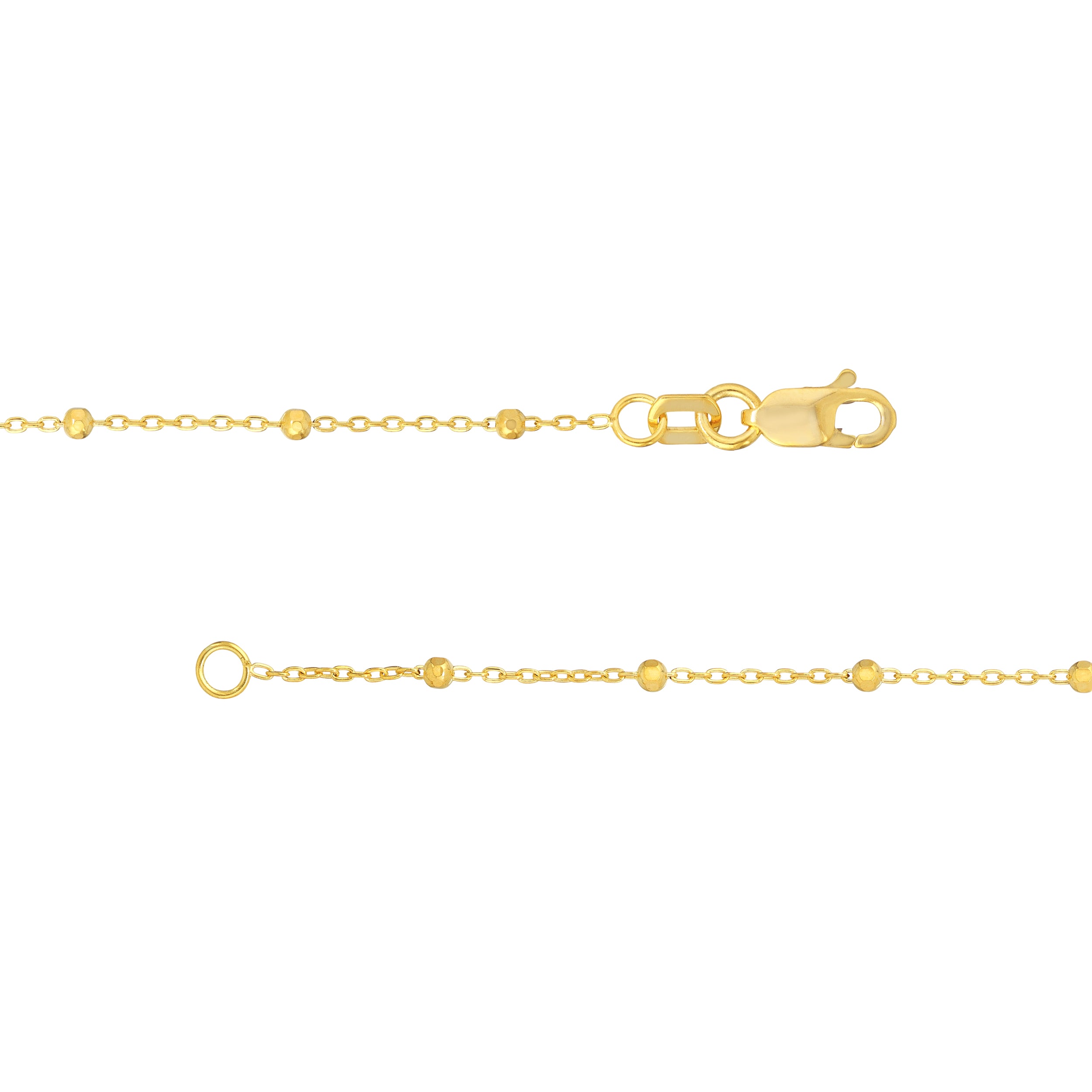 20" 1.7MM DIAMOND-CUT CABLE CHAIN NECKLACE | 14K YELLOW GOLD | MZ010346-14Y - Brownlee Jewelers