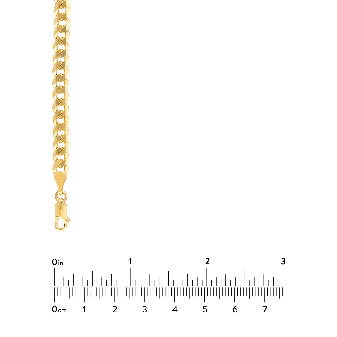 22" 5.7MM CUBAN CHAIN NECKLACE | 14K YELLOW GOLD | MZ010894-14Y - Brownlee Jewelers