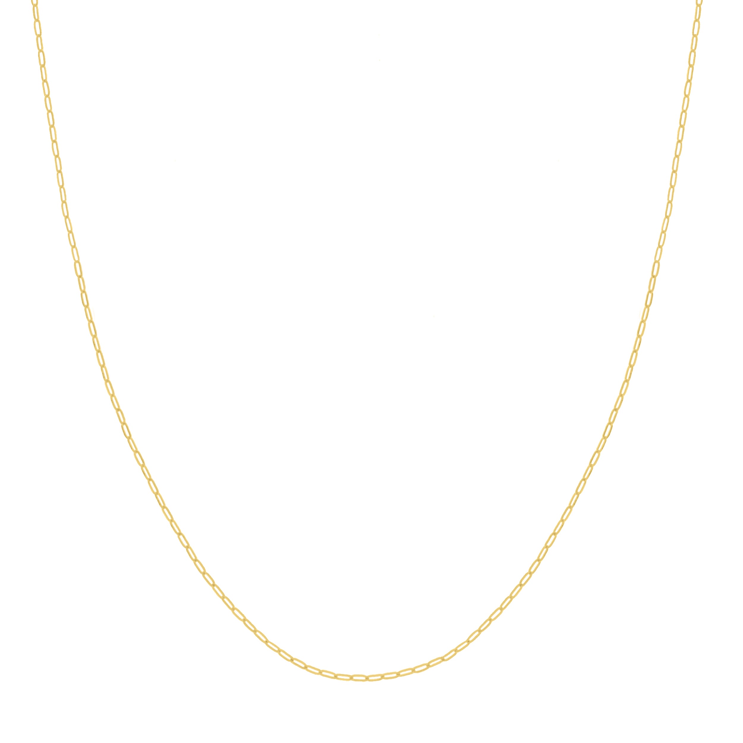 18" 1.25MM PAPERCLIP NECKLACE | 14K YELLOW GOLD | MZ011006-14Y - Brownlee Jewelers