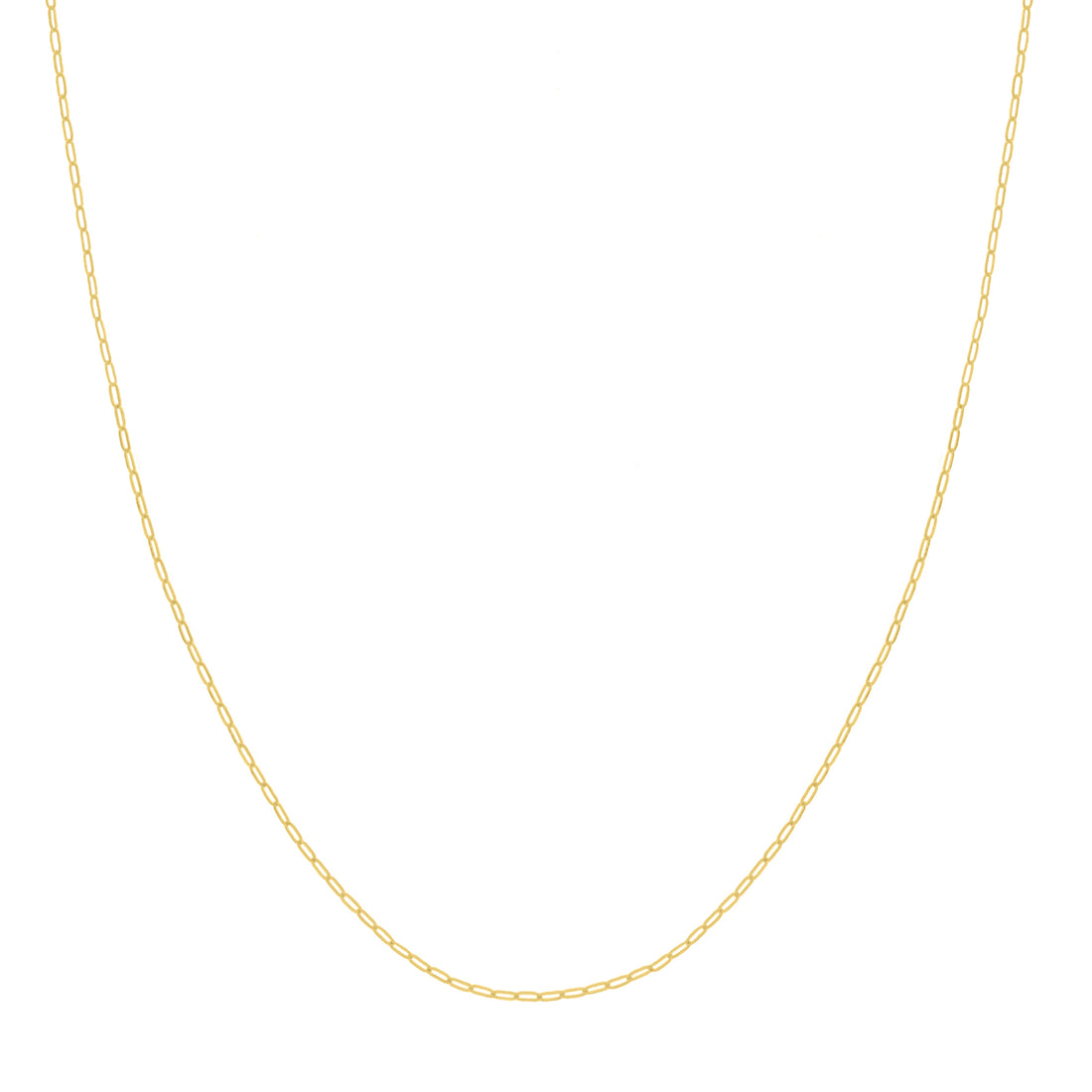 18" 1.25MM PAPERCLIP NECKLACE | 14K YELLOW GOLD | MZ011006-14Y - Brownlee Jewelers