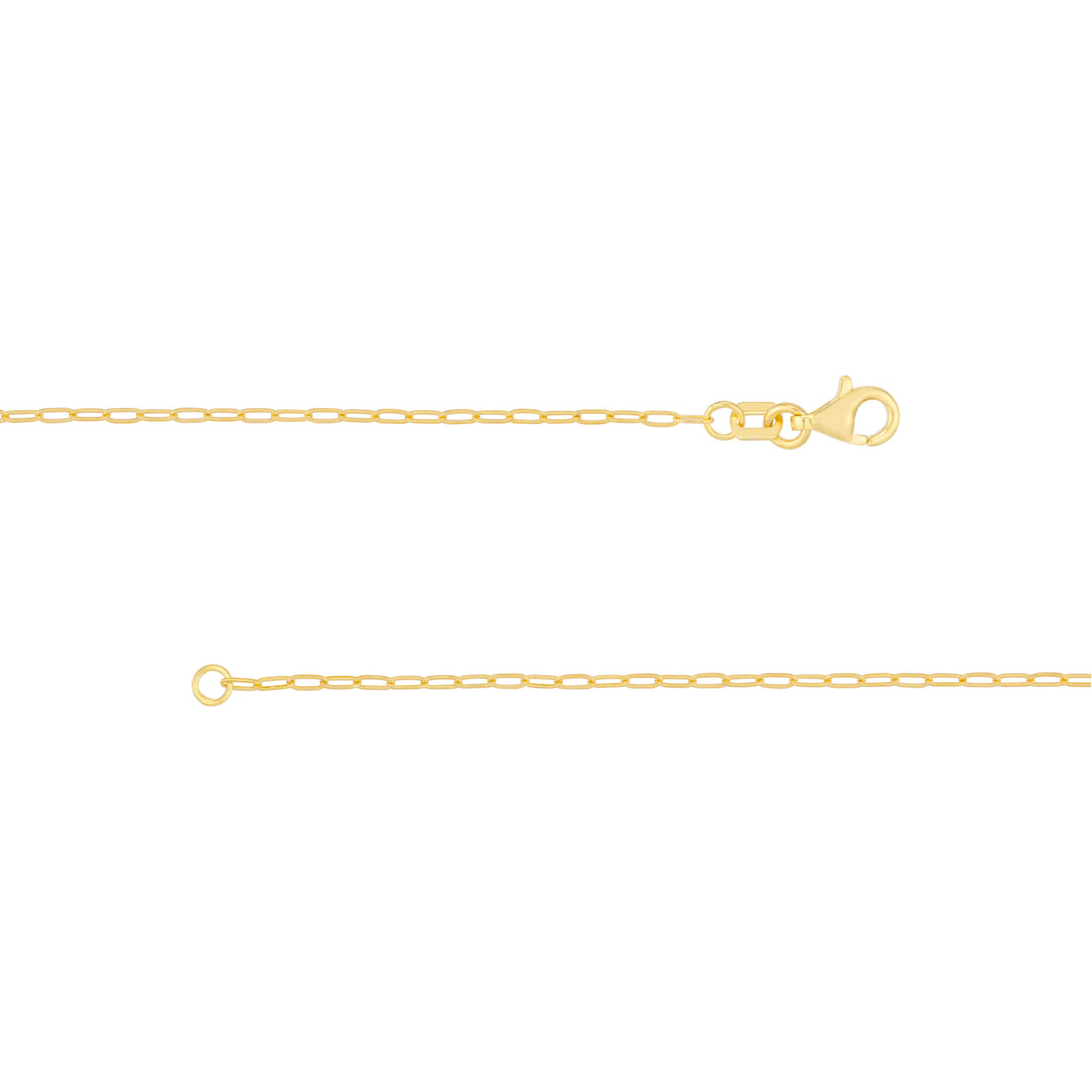 18" 1.25MM PAPERCLIP NECKLACE | 14K YELLOW GOLD | MZ011006-14Y - Brownlee Jewelers