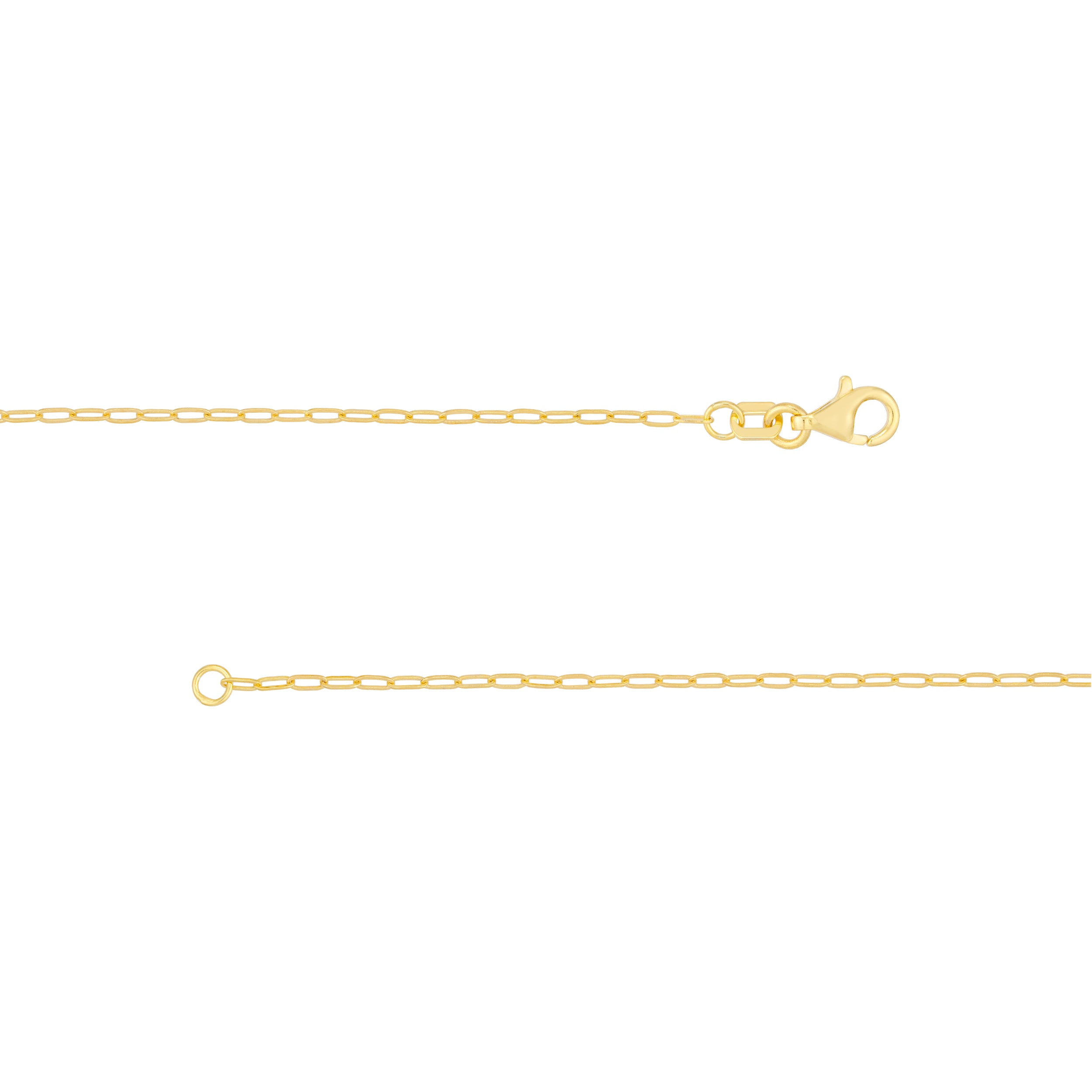 20" 1.25MM PAPERCLIP NECKLACE | 14K YELLOW GOLD | MZ011006-14Y - Brownlee Jewelers