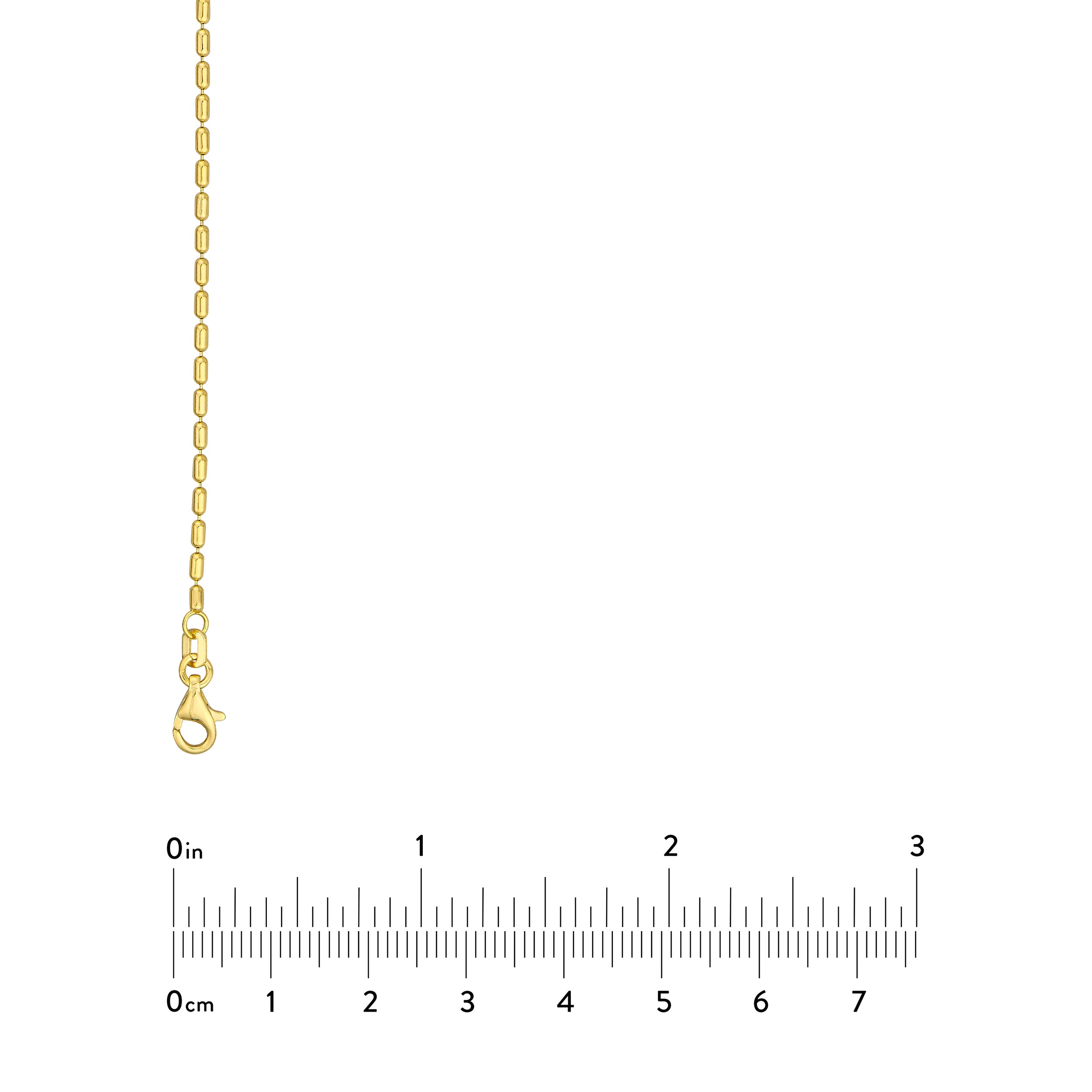 18" 1.5MM LONG BEAD CHAIN NECKLACE | 14K YELLOW GOLD | MZ011959-14Y - Brownlee Jewelers
