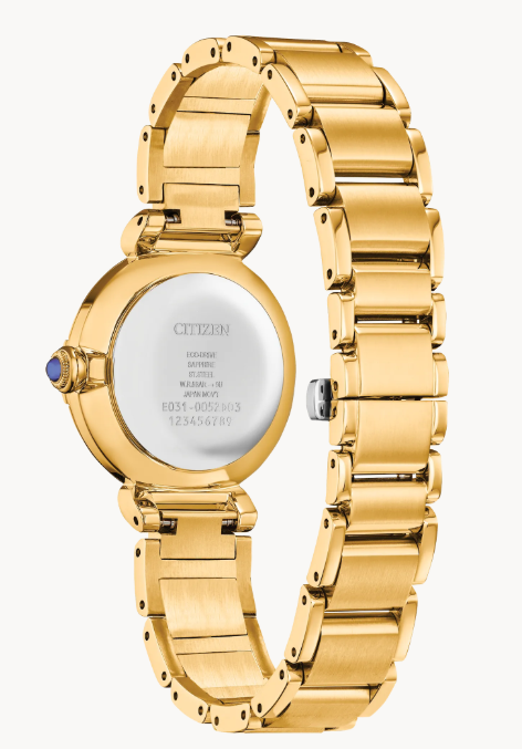 Classic lines and hints of romance make this newest piece to our ladies' collection, the Citizen L Mae, a glamorous addition of sustainable luxury