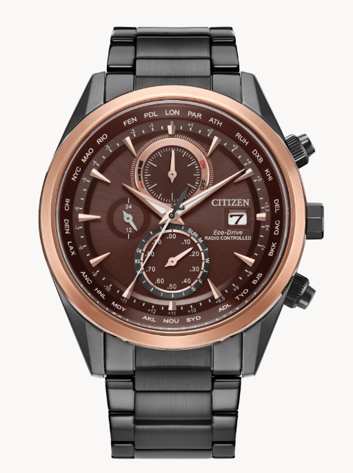 Innovative technology once again meets elevated chronograph styling in Citizen's latest: the new Radio Control AT8267