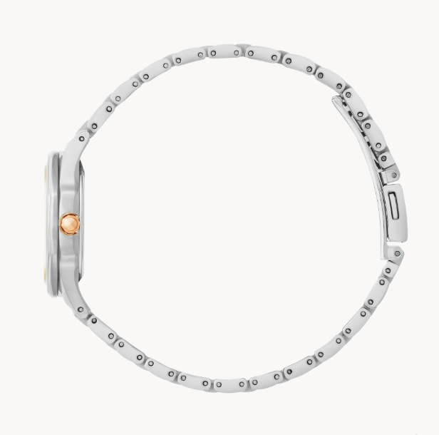 Citizen Corso | Eco-Drive Watch | Two-Tone Stainless Steel | Blue Dial | Diamond Hour Markers | EW2584-53L - Brownee Jewelers