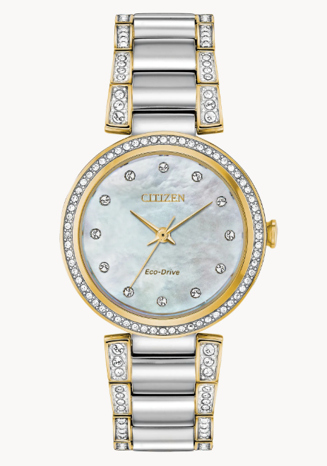 For an elegant accessory to complement every outfit, the Ladies Crystal from Citizen is a perfect choice.
