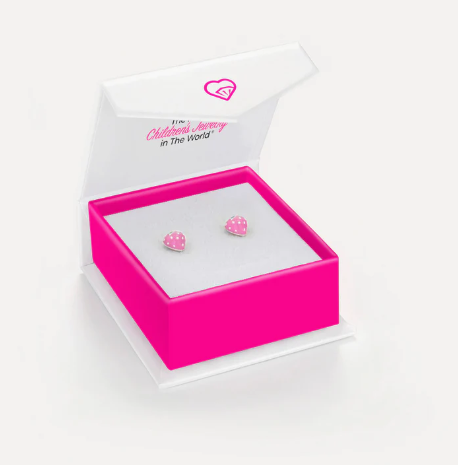 PINK ENAMEL STRAWBERRY