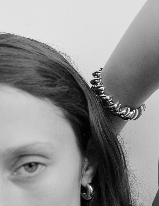 QUINTO BRACELET, RHODIUM