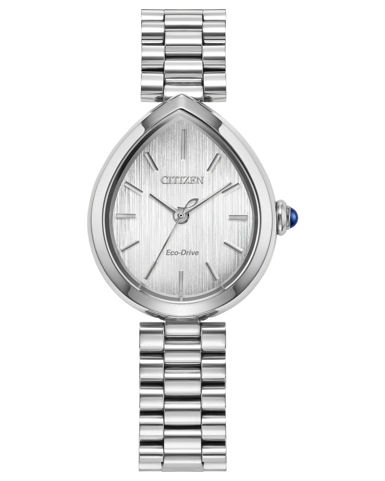 Citizen L Rainell | Eco-Drive Ladies Watch | Stainless Steel | Silver Dial Teardrop Case | WR50 - Brownee Jewelers