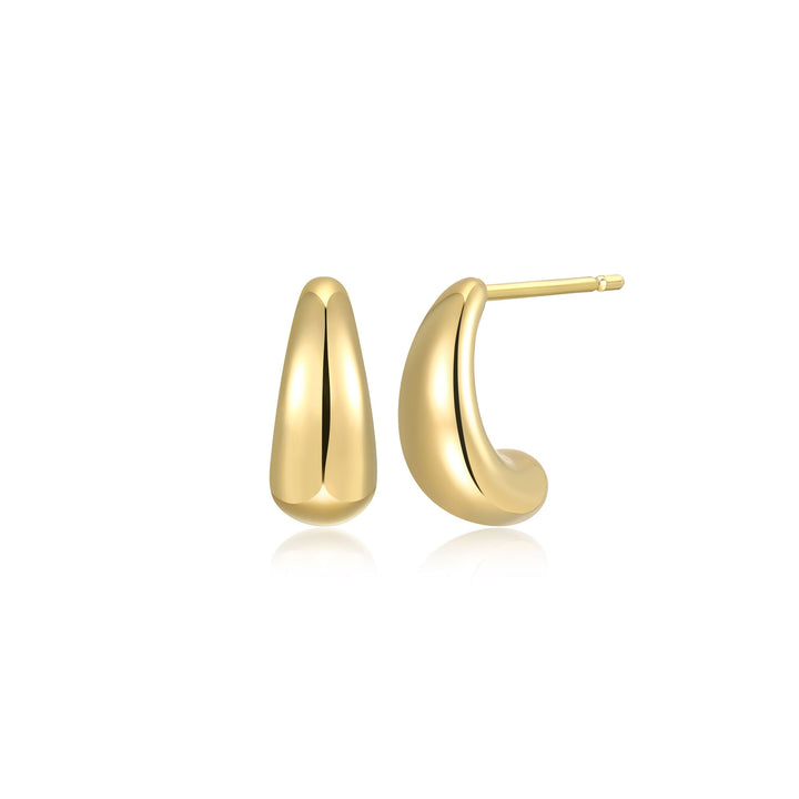 18KT GOLD PLATED OVER STERLING SILVER EARRINGS 