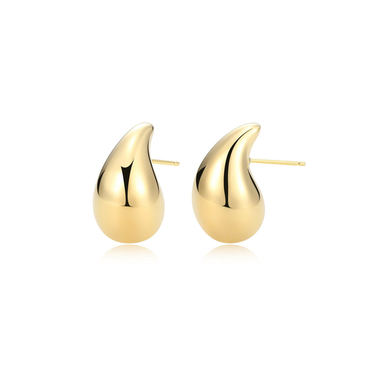 10KT GOLD PLATED STUD EARRINGS 