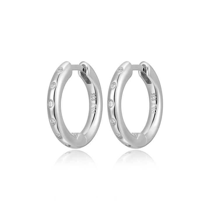 STERLING SILVER HOOP EARRINGS 