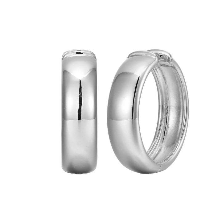 STERLING SILVER HOOP EARRINGS 