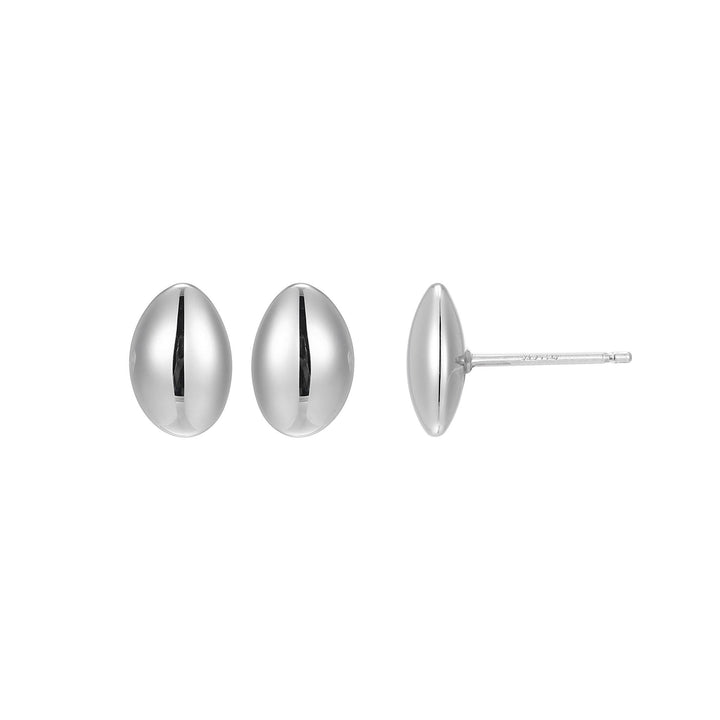 STERLING SILVER BUTTON POST STYLE EARRINGS 