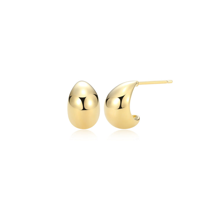10KT GOLD PLATED OVER SILVER  EARRINGS