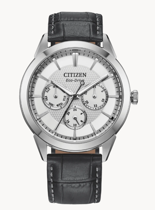 With vintage-inspired style that will never go out-of-date, this latest multi-function Rolan from Citizen takes the classic collection to the next level.