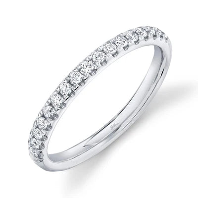 SHY CREATION | 0.25CT DIAMOND BAND | 14K WHITE GOLD | 0.25 CTW | SC22004437 - Brownee Jewelers