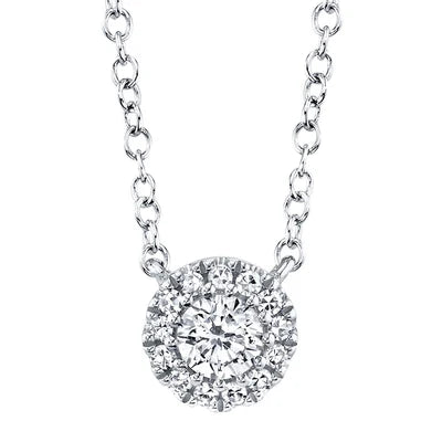 0.14CT 14K W/G DIAMOND NECKLACE - Brownee Jewelers