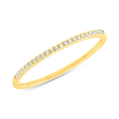 0.06CT 14K Y/G DIAMOND LADY'S BAND - Brownee Jewelers
