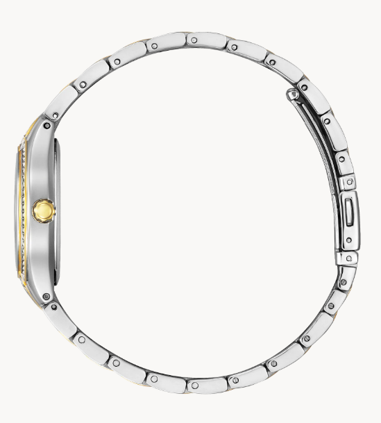 With 114 genuine crystals on the case and bracelet, the Ladies Silhouette Crystal from Citizen will shine no matter where it goes