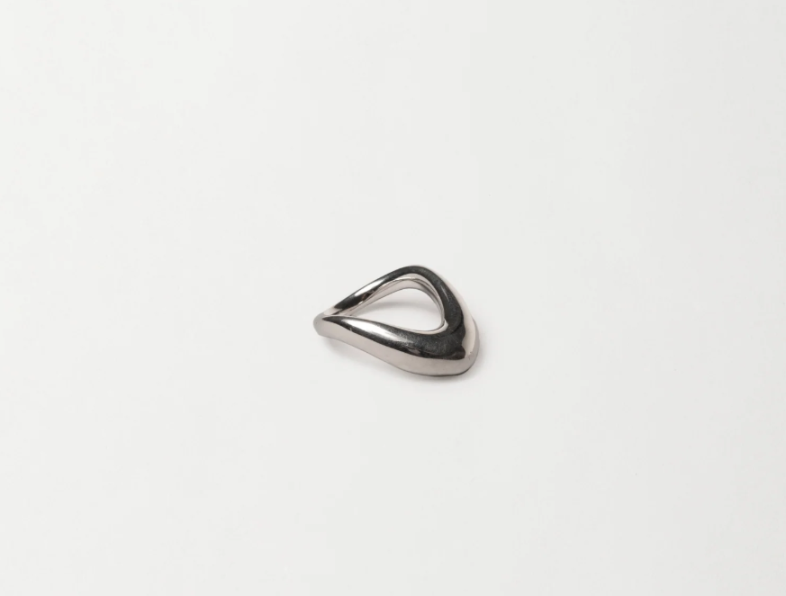 CURVE RING, SILVER