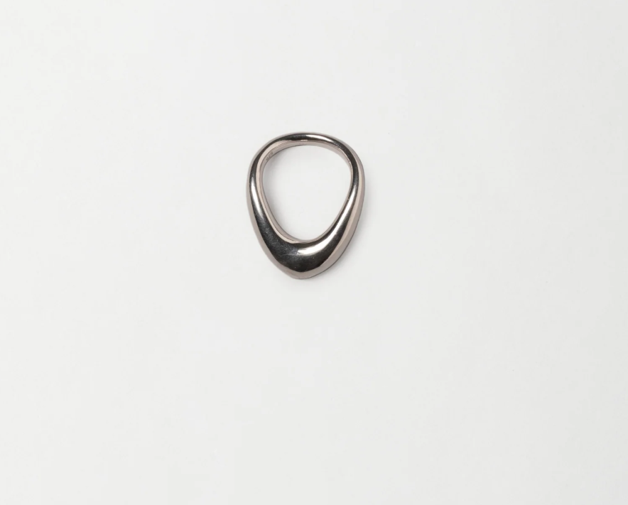CURVE RING, SILVER