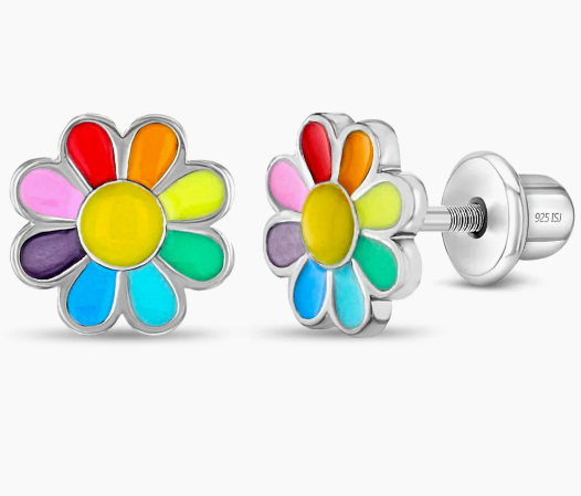 MULTI COLOR SUNFLOWER EARRINGS