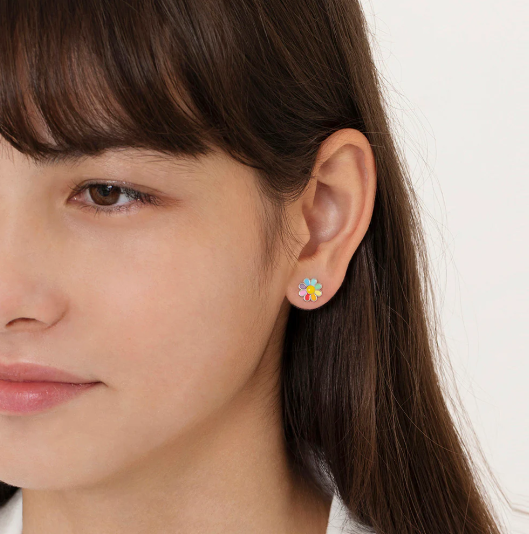 MULTI COLOR SUNFLOWER EARRINGS