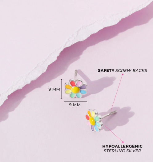 MULTI COLOR SUNFLOWER EARRINGS