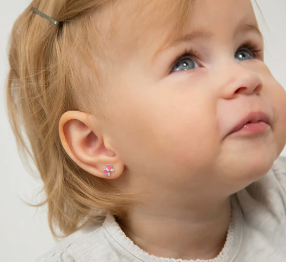 BOW ENAMEL EARRINGS