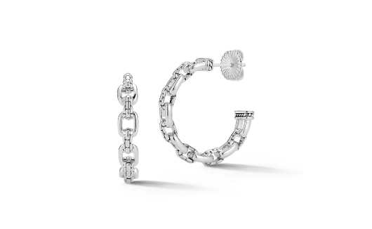 Sterling Silver Hoop Earrings 