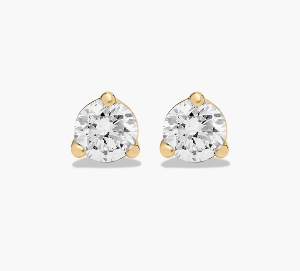 14KY.50CT RD LAB DI STUDS LAB DIAMOND STUD ERS - Brownee Jewelers