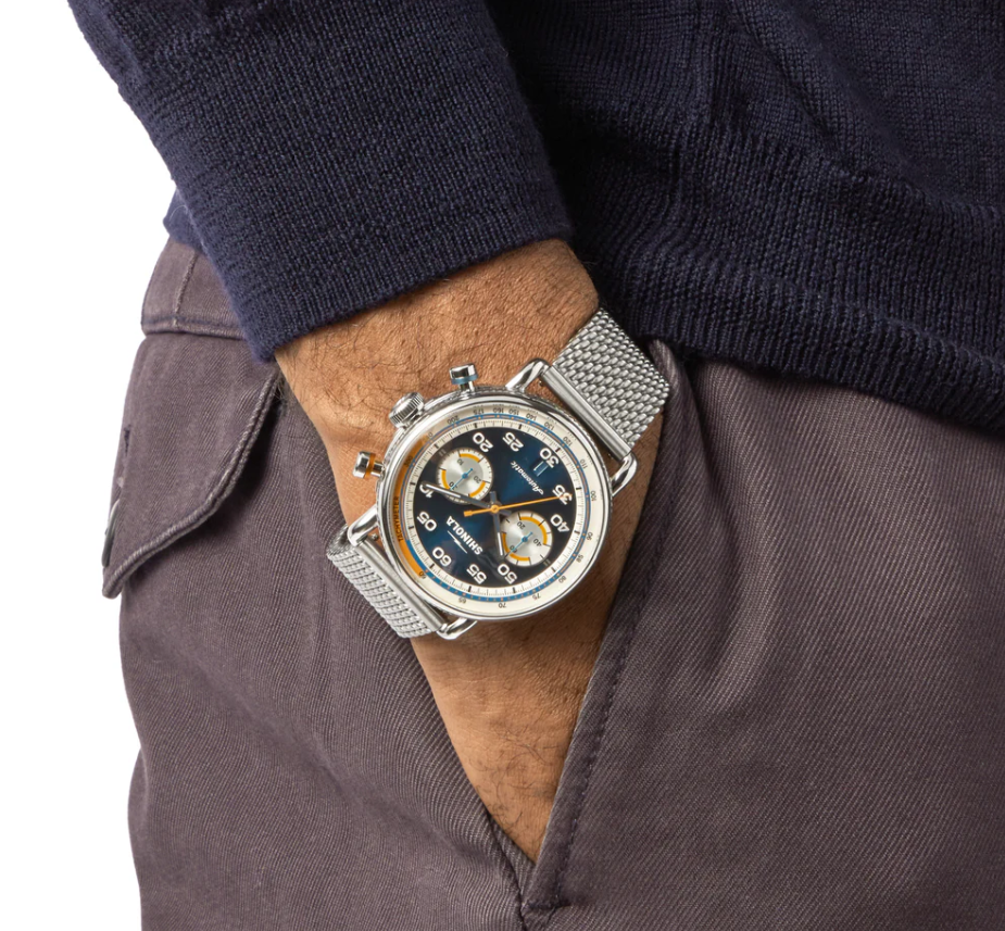 Shinola | Canfield Speedway Open Road Automatic Chronograph Watch | Stainless Steel | S0120308430 - Brownee Jewelers
