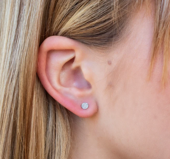 diamond stud earrings